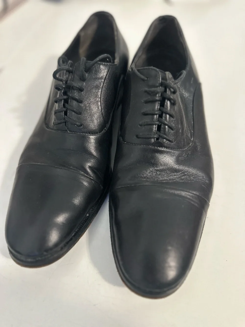 Bruno Magli / Maioco Cap Toe Oxfords - Black Mens Oxford - Size 7.5